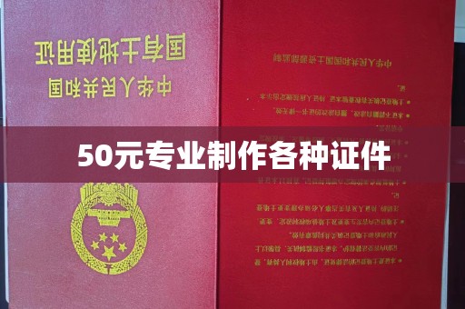 洛隆50元专业制作各种证件